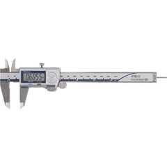 Mitutoyo - 0 to 6" Range 0.01mm Resolution, Electronic Caliper - Steel with 40mm Metal Jaws, 0.001" Accuracy - Industrial Tool & Supply