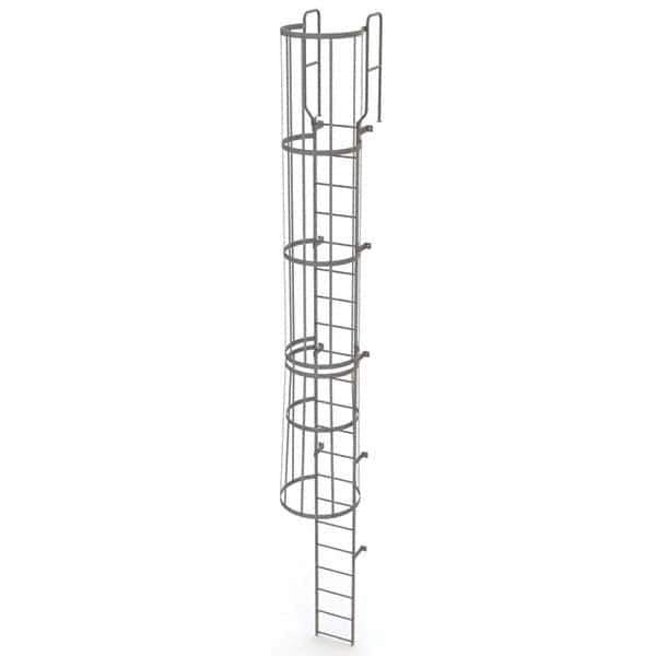 TRI-ARC - Rolling & Wall Mounted Ladders & Platforms Type: Fixed Ladder Style: Safety Cage - Industrial Tool & Supply