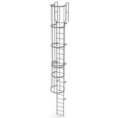 TRI-ARC - Rolling & Wall Mounted Ladders & Platforms Type: Fixed Ladder Style: Safety Cage - Industrial Tool & Supply