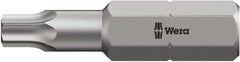 Wera - 5/16 & 1/4" Drive T40 Torx Screwdriver Bit - 4" OAL, Insert Bit - Industrial Tool & Supply