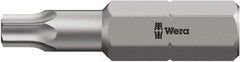 Wera - 5/16 & 1/4" Drive T40 Torx Screwdriver Bit - 2-3/4" OAL, Insert Bit - Industrial Tool & Supply