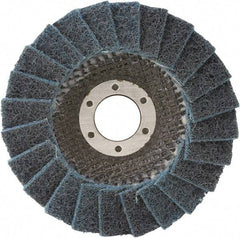 Camel Grinding Wheels - 180 Grit, 4-1/2" Disc Diam, 5/8-11 Center Hole, Type 29 Silicon Carbide Flap Disc - 13,300 Max RPM, Non-Woven Backing, Arbor Attaching System, Non-Woven - Industrial Tool & Supply