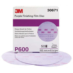 3M - Hook & Loop Discs Abrasive Type: Film Disc Disc Diameter (Inch): 6 - Industrial Tool & Supply