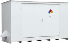 Enpac - Outdoor Safety Storage Buildings Number of Drums: 10 Fire Rated: Yes - Industrial Tool & Supply