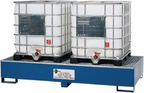 Enpac - IBC Sumps, Platforms & Decks Type: IBC Pallet Number of Totes: 2 - Industrial Tool & Supply