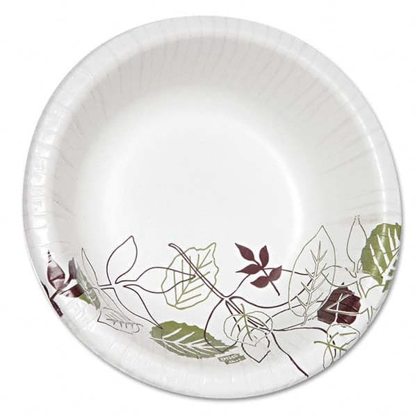 Dixie - Pathways Heavyweight Paper Bowls, 20 oz, White/Green/Burgundy, 125/Pack - Industrial Tool & Supply