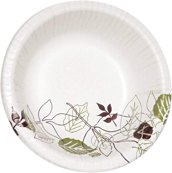 Dixie - Pathways Heavyweight Paper Bowls, 20 oz - Green, Burgundy - Industrial Tool & Supply