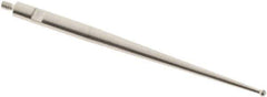SPI - 1mm Ball Diam, Carbide, Ball Test Indicator Contact Point - 1.437" Contact Point Length, Use with Tesa Test Indicators - Industrial Tool & Supply