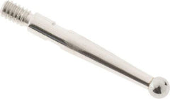 SPI - 2mm Ball Diam, Steel, Ball Test Indicator Contact Point - Use with Starrett Test Indicators - Industrial Tool & Supply