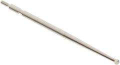 SPI - 2mm Ball Diam, Carbide, Ball Test Indicator Contact Point - 1-3/4" Contact Point Length, Use with Interapid Test Indicators - Industrial Tool & Supply