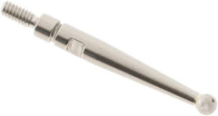 SPI - 2mm Ball Diam, Carbide, Ball Test Indicator Contact Point - 0.688" Contact Point Length, Use with Interapid Test Indicators - Industrial Tool & Supply