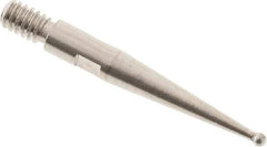 SPI - 0.8mm Ball Diam, Carbide, Ball Test Indicator Contact Point - Use with Starrett Test Indicators - Industrial Tool & Supply