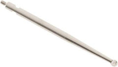 SPI - 2mm Ball Diam, Steel, Ball Test Indicator Contact Point - 0.497" Contact Point Length, Use with Brown & Sharpe Test Indicators - Industrial Tool & Supply