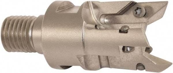 Millstar - VCGT Series ASON, Right Hand Cut, 50mm Head Length, Modular Milling Cutting Unit Head - 32mm Cutting Diam, 1/8" Depth of Cut, Universal Insert Size - Industrial Tool & Supply