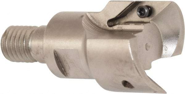 Millstar - VCGT Series ASON, Right Hand Cut, 35mm Head Length, Modular Milling Cutting Unit Head - 25mm Cutting Diam, 1/8" Depth of Cut, Universal Insert Size - Industrial Tool & Supply