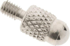 SPI - M2.5, 4mm Ball Diam, Carbide Cupped Ball Contact Point - 7mm Contact Point Length, Use with Dial Indicators - Industrial Tool & Supply