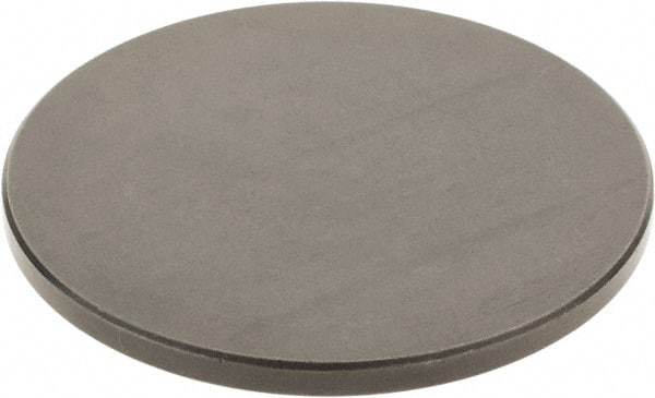 SPI - #4-48, 2" Ball Diam, Black Oxide Steel Flat Button Contact Point - 1/4" Contact Point Length, Use with Dial Indicators - Industrial Tool & Supply