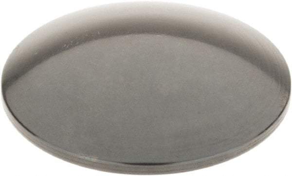 SPI - #4-48, 3/4" Ball Diam, Black Oxide Steel Radius Button Contact Point - 1/4" Contact Point Length, Use with Dial Indicators - Industrial Tool & Supply