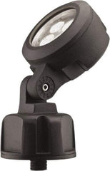 Lithonia Lighting - 1 Head, 120-277 Volt, 10.9 Watt, LED Floodlight Fixture - Knuckle Mount, Aluminum Housing - Industrial Tool & Supply