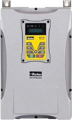 Parker - Three Phase, 480 Volt, 5 hp, Variable Frequency Drive - 7.87" Wide x 7.8" Deep x 16" High, IP66 - Industrial Tool & Supply