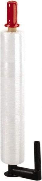 Nifty Products - 20" x 1,000' 75 Gauge Clear Hand Held Stretch & Pallet Wrap with Extended Core - Industrial Tool & Supply