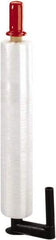 Nifty Products - 20" x 1,000' 75 Gauge Clear Hand Held Stretch & Pallet Wrap with Extended Core - Industrial Tool & Supply