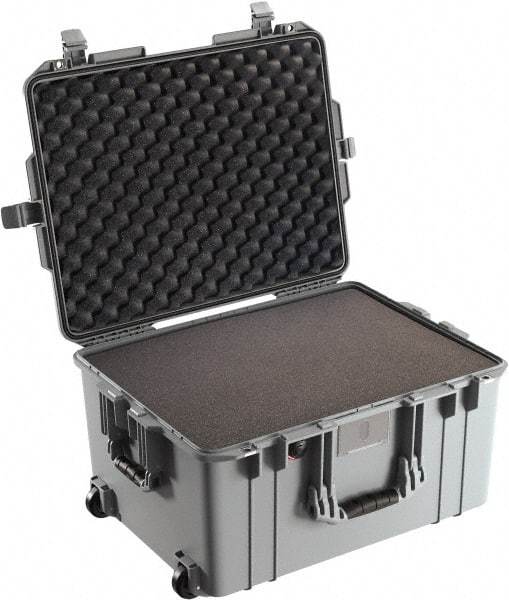 Pelican Products, Inc. - 18-51/64" Wide x 13-1/4" High, Aircase w/Foam - Silver - Industrial Tool & Supply