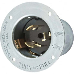 Hubbell Wiring Device-Kellems - 480V 50A NonNEMA Industrial Twist Lock Inlet - Industrial Tool & Supply