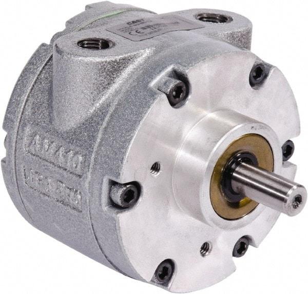 Gast - 1.7 hp Reversible Face Air Actuated Motor - 0:00 Gear Ratio, 3,000 Max RPM, 1.13" Shaft Length, 1/2" Shaft Diam - Industrial Tool & Supply