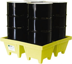 Enpac - Spill Pallets, Platforms, Sumps & Basins Type: Spill Deck or Pallet Number of Drums: 4 - Industrial Tool & Supply