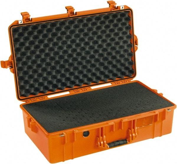 Pelican Products, Inc. - 16-49/64" Wide x 9-1/8" High, Aircase w/Foam - Orange - Industrial Tool & Supply