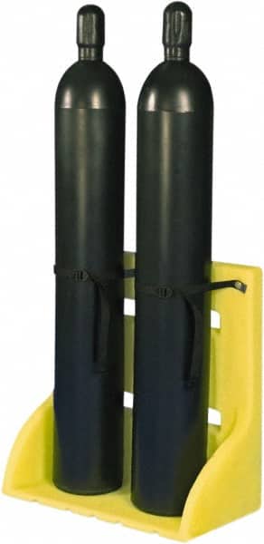 Enpac - Gas Cylinder Carts, Racks, Stands & Holders Type: Two Cylinder Wall/Floor Stand Fits Cylinder Diameter: 11-3/8 (Inch) - Industrial Tool & Supply