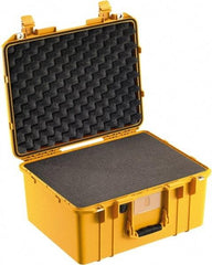 Pelican Products, Inc. - 15-51/64" Wide x 10-1/2" High, Aircase w/Foam - Yellow - Industrial Tool & Supply