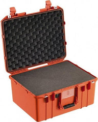 Pelican Products, Inc. - 15-51/64" Wide x 10-1/2" High, Aircase w/Foam - Orange - Industrial Tool & Supply