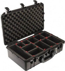 Pelican Products, Inc. - 15-15/32" Wide x 8-15/64" High, Aircase w/Divider - Black - Industrial Tool & Supply