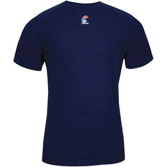 National Safety Apparel - Size 2XL Navy Blue Flame Resistant/Retardant Short Sleeve Base Layer Shirt - Industrial Tool & Supply