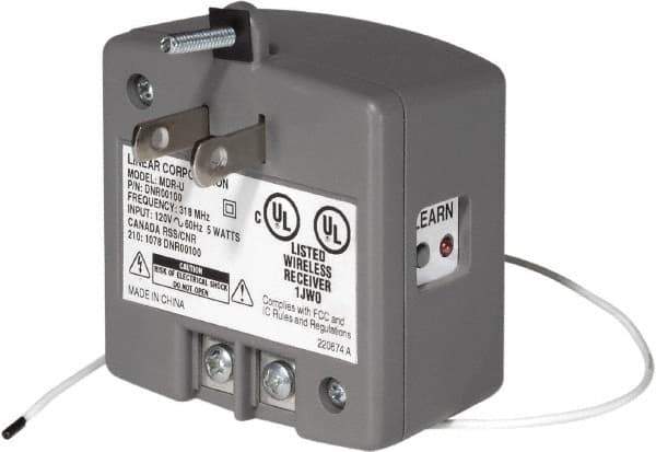 Linear - Electromagnet Lock Accessory - 1 Channel Wireless Receiver - Industrial Tool & Supply