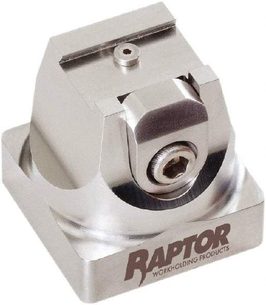 Raptor Workholding - 3/4" Jaw Width, 2-1/8" High x 2.07" Long x 2.07" Wide Dovetail Vise - For Use with 4 & 5 Axis Workholding Systems - Industrial Tool & Supply