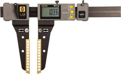 Fowler - 0 to 1,500mm Range, 0.01mm Resolution, IP67 Electronic Caliper - 200mm Stainless Steel Jaws, 0.09mm Accuracy, Wireless Output - Industrial Tool & Supply