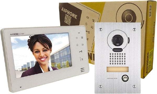 Aiphone - Security Camera Systems Type: Master Station/Door Station Kit Image Color: Color - Industrial Tool & Supply