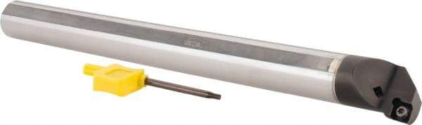 Hertel - 1.2" Min Bore Diam, 12" OAL, 1" Shank Diam, E16SCLPL3 Indexable Boring Bar - 6" Max Bore Depth, CP.. Insert, Screw-On Holding Method - Industrial Tool & Supply