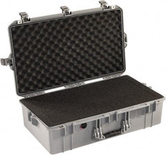 Pelican Products, Inc. - 16-49/64" Wide x 9-1/8" High, Aircase w/Foam - Silver - Industrial Tool & Supply