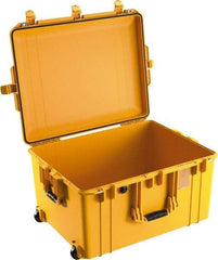 Pelican Products, Inc. - 20-21/32" Wide x 14-7/8" High, Aircase w/Wheels - Yellow - Industrial Tool & Supply