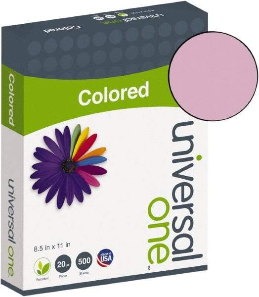 Universal One - 8-1/2" x 11" Orchid Colored Copy Paper - Use with Laser Printers, Copiers, Offset Presses, Spirit Duplicators - Industrial Tool & Supply
