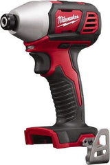 Milwaukee Tool - 18 Volt, 1/4" Drive, 125 Ft/Lb Torque, Cordless Impact Driver - Pistol Grip Handle, 2750 RPM, Lithium-Ion, Bare Tool - Industrial Tool & Supply