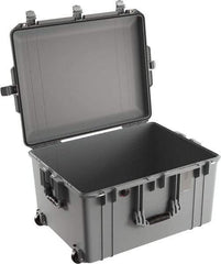 Pelican Products, Inc. - 20-21/32" Wide x 14-7/8" High, Aircase w/Wheels - Silver - Industrial Tool & Supply