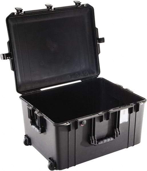 Pelican Products, Inc. - 20-21/32" Wide x 14-7/8" High, Aircase w/Foam & Wheels - Black - Industrial Tool & Supply