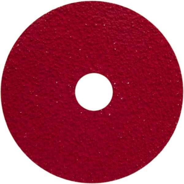 Norton - 36 Grit, 7" Disc Diam, 5/8-11 Center Hole, Type 29 Ceramic Alumina Flap Disc - 8,600 Max RPM, Fiberglass Backing, Arbor Attaching System, Coated - Industrial Tool & Supply