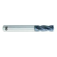 1/2" Dia. - 3" OAL - Solid Carbide - Square End HP End Mill-  FL - Industrial Tool & Supply