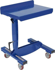 Vestil - Work Table - Steel, Fixed Leg, Blue, 26-5/16" Long x 26-5/16" Deep x 44" High - Industrial Tool & Supply